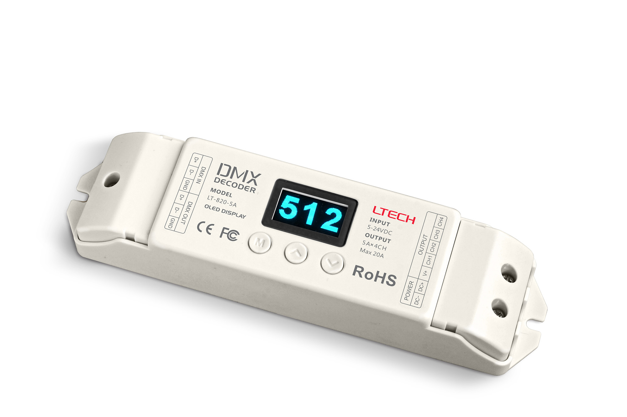 DMX Controller Controllers LTECH DMX / RGB / WWCW